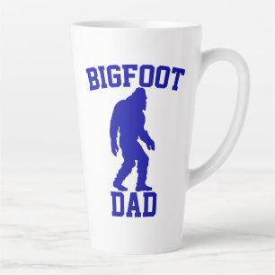 Caneca De Café Latte Pai Pé-Grande - Pé-Grande Engraçado