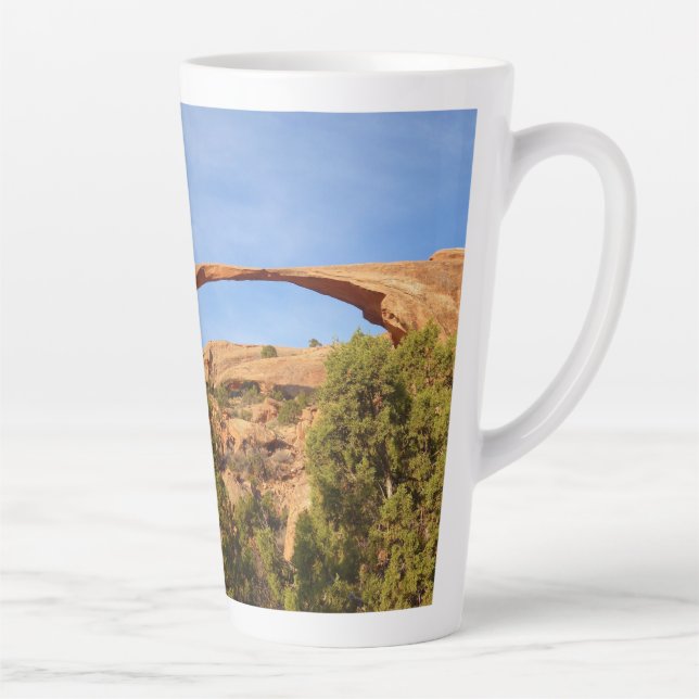 Caneca De Café Latte Paisagem no Parque Nacional de Arches (Direita)