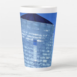 Caneca De Café Latte Palácio de Gelo no Carnaval de Quebec, Canadá