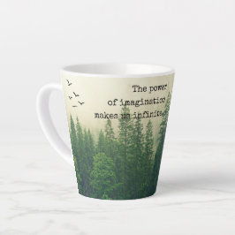 Caneca De Café Latte Palavras de John Muir inspiracionais e motivaciona