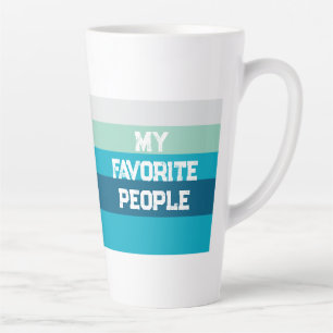 Caneca De Café Latte Palavras personalizáveis