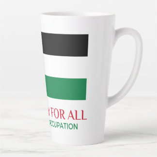 Caneca De Café Latte Palestina - Suporte Latte Mug