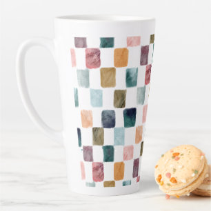 Caneca De Café Latte Paleta de cores de corantes naturais