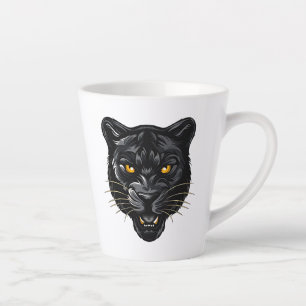 Caneca De Café Latte Pantera Negra