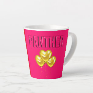 Caneca De Café Latte Pantera Rosa
