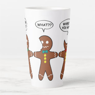 Caneca De Café Latte Pão De Pão Minha Perna Magoa Humor