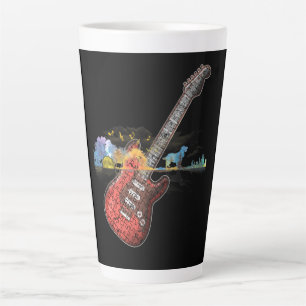 Caneca De Café Latte Pão-de-Violão Presente Cocker Spaniel Dog Waterc