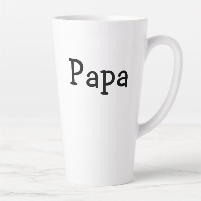 Caneca De Café Latte Papa Latte Mug (Direita)