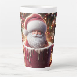 Caneca De Café Latte Papai noel Cozy Cup