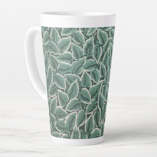 Caneca De Café Latte Papel de Parede da Casa de Jane Austen (Ângulo esquerdo)