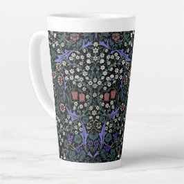 Caneca De Café Latte Papel de parede vitoriano William Morris Blackthor