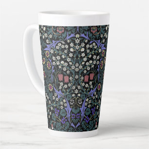 Caneca De Café Latte Papel de parede vitoriano William Morris Blackthor