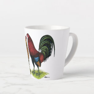Caneca De Café Latte Par de Gamefowl