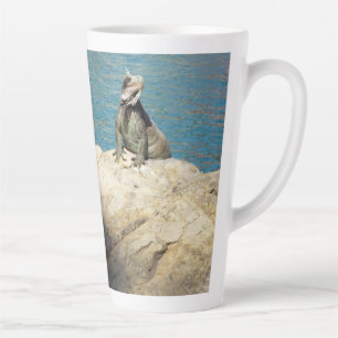 Caneca De Café Latte Par de Iguanas Fotografia da Vida Selvagem Tropica