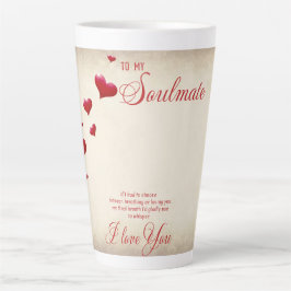 Caneca De Café Latte Para minha Alma Gêmea