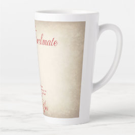 Caneca De Café Latte Para minha Alma Gêmea