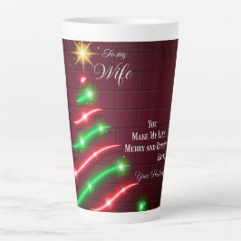 Caneca De Café Latte Para minha Esposa