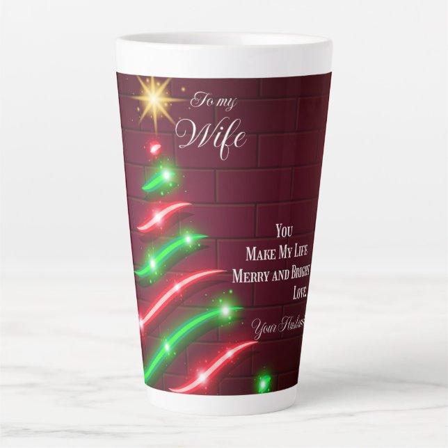 Caneca De Café Latte Para minha Esposa  (Frente)
