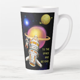 Caneca De Café Latte Para o espaço e além