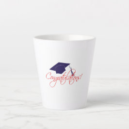 Caneca De Café Latte Parabéns de graduação de Coffee Mug