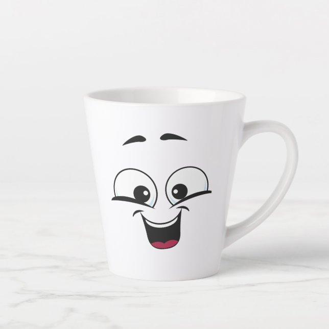 Caneca De Café Latte "Parabéns - Sip, Sorria, Repito - Moody Mug" (Direita)