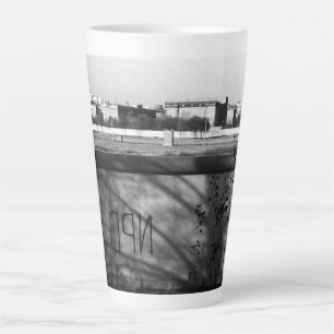 Caneca De Café Latte Parede de Berlim Vintage Alemanha