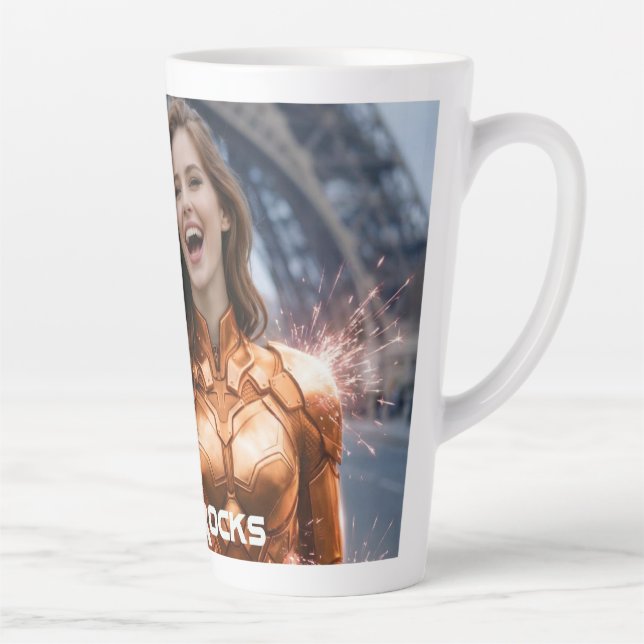 CANECA DE CAFÉ LATTE PARIS ROCKS (Direita)