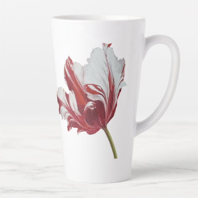 Caneca De Café Latte Parrot Tulip (Direita)