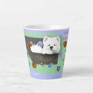 Caneca De Café Latte Páscoa Latte Cup SamPup, O Apprentista Do Ovo De