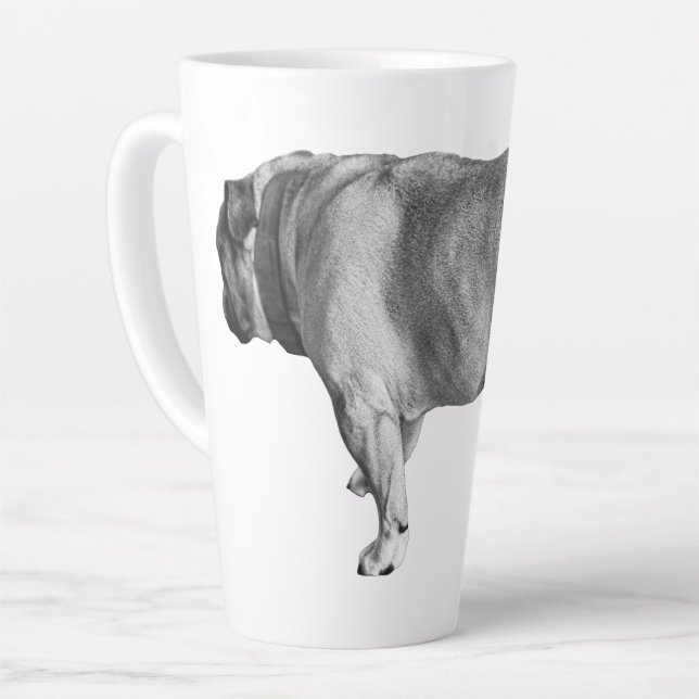 Caneca De Café Latte Passos Suaves, Calor Matinal (Ângulo esquerdo)