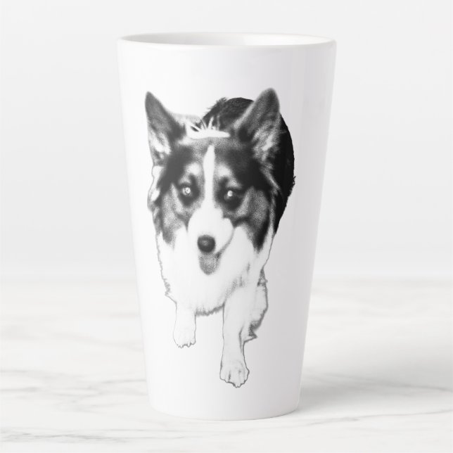 Caneca De Café Latte Passos Swift, Charm Silencioso (Frente)