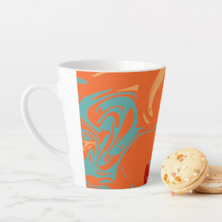 Caneca De Café Latte Pastel Marbel Personalizado Estético Fofo