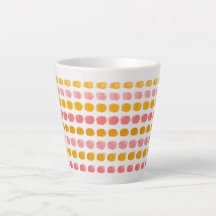 "Pastel Multicolor Latte Mug - Vibrante e Na moda
