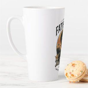 Caneca De Café Latte Paternidade O Legado Real Dia dos Pais Vintage
