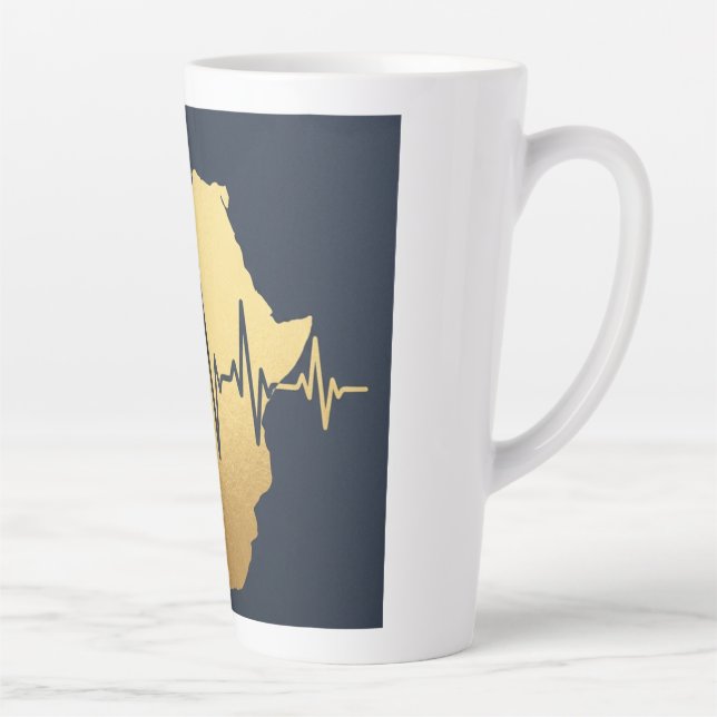 Caneca De Café Latte pátria certificada (Direita)