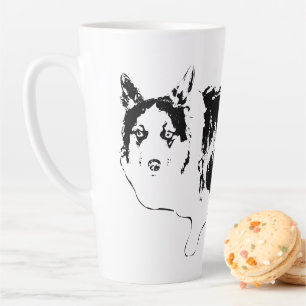 Caneca De Café Latte Patrulha de Invólucro Cruzado