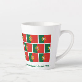 Caneca De Café Latte Pavilhão de SAÚDE Personalizada Portugal