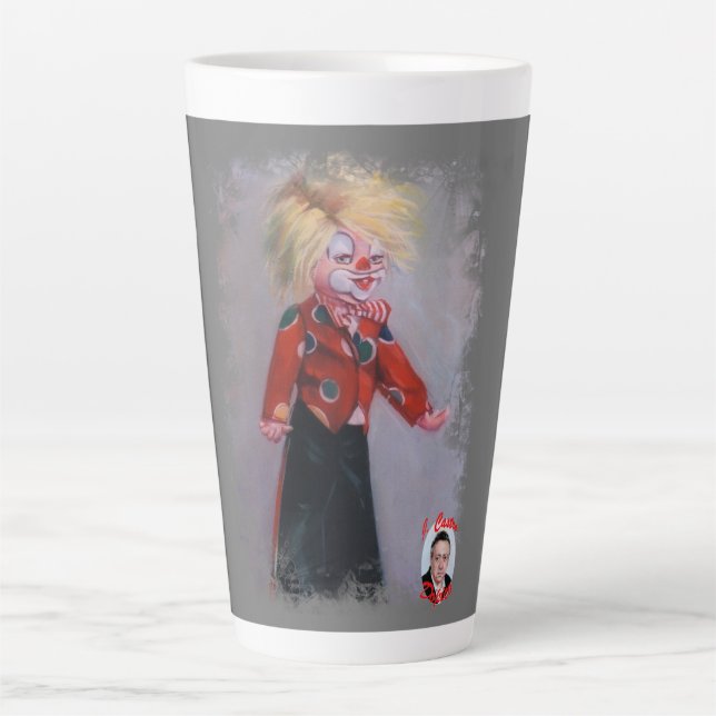 Caneca De Café Latte Payaso (Frente)