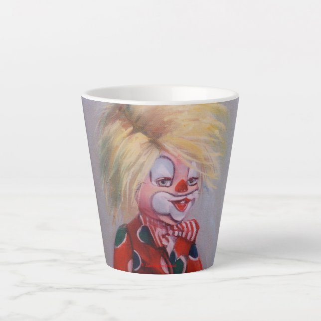 Caneca De Café Latte Payaso (Frente)