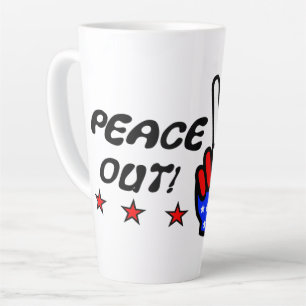 Caneca De Café Latte Paz Na América!