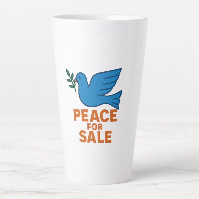 Caneca De Café Latte Peace Themed Coffe Mug ,Traveller Mug (Frente)