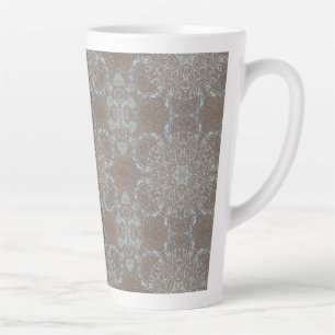 Caneca De Café Latte Pedra de Arte Natural e Areia