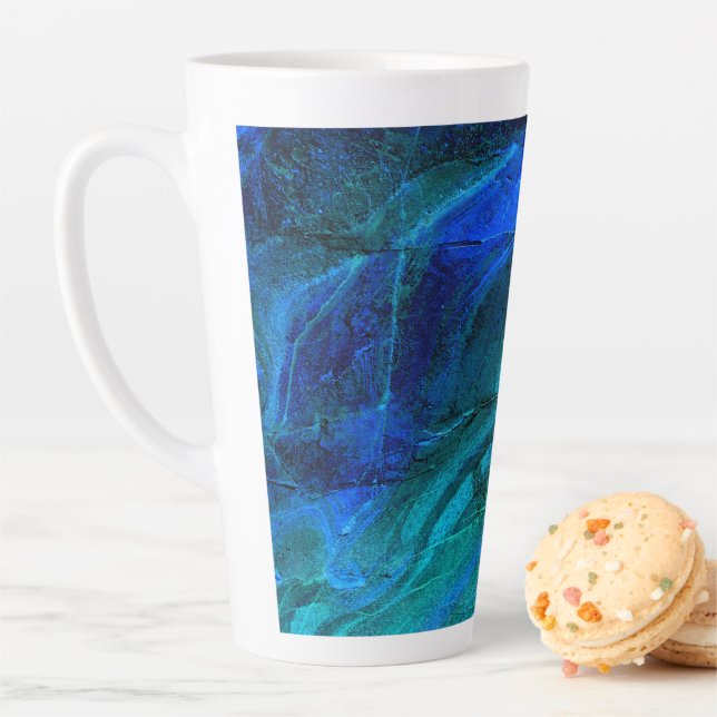 Caneca De Café Latte Pedra Talhada pelo Oceano (In Situ)