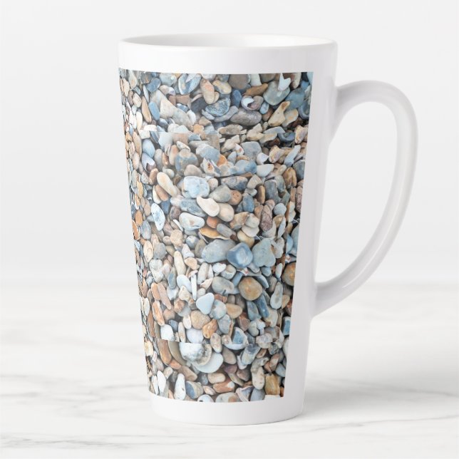 Caneca De Café Latte Pedras e pedras (Direita)
