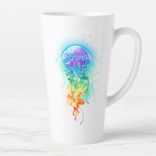 Caneca De Café Latte Peixe-medusa