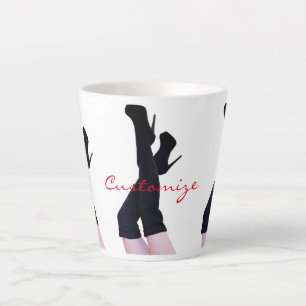 Caneca De Café Latte Pele Preta Boot Thunder_Cove