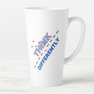 Caneca De Café Latte Pense diferente 6.0
