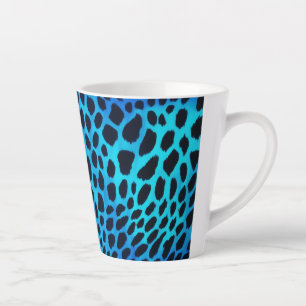 Caneca De Café Latte Pequena lama de luz - 12 oz   Impressões ecéticas 