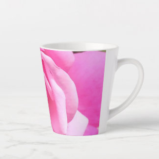 Caneca De Café Latte Pequena Rosa Rosa Latte Mug