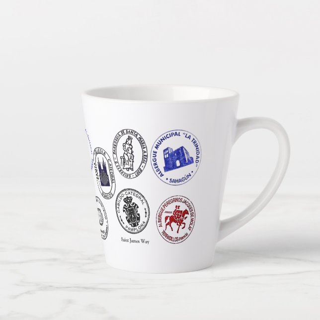 Caneca De Café Latte Pequeno Santo de Lata James Way (Direita)